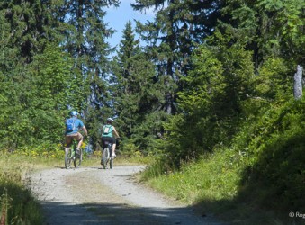 Mountain biking, French Alps