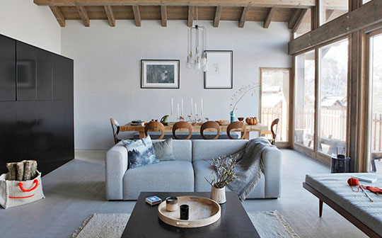 Chalet Home, St Martin de Belleville, lounge interior